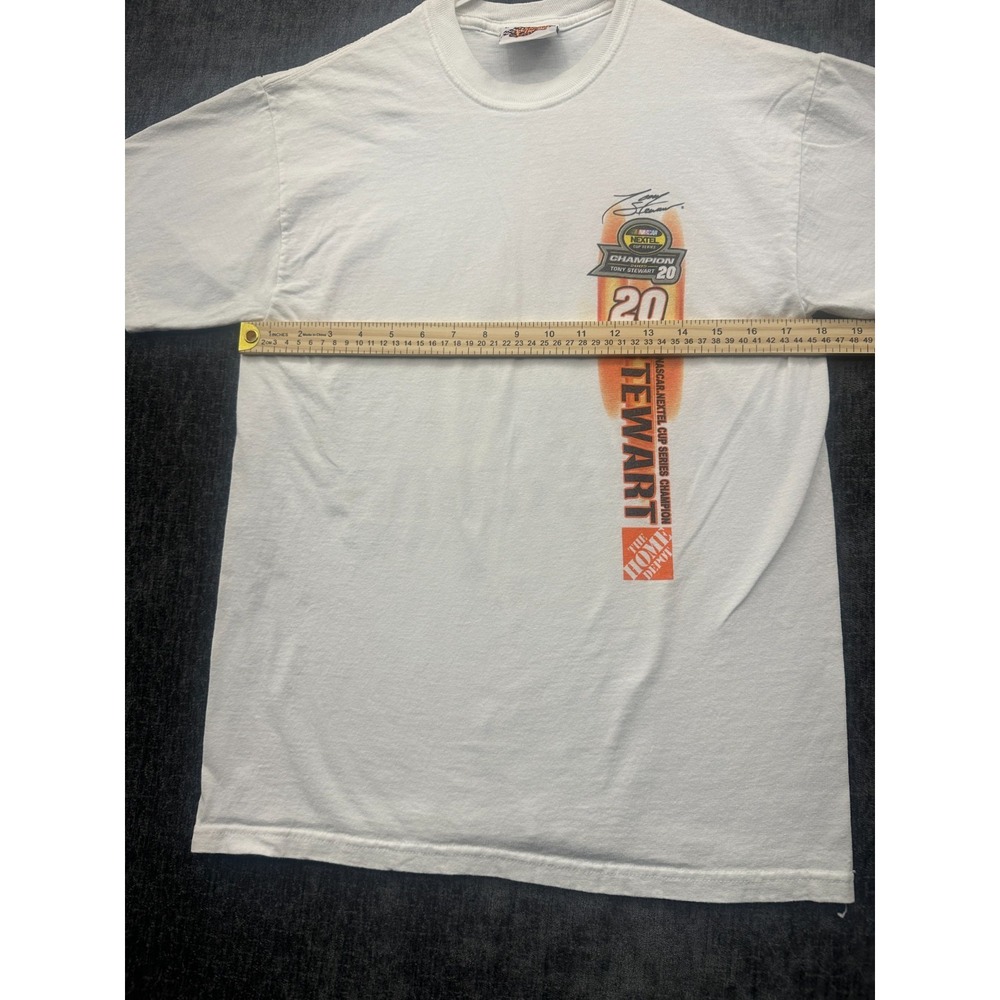 Winner's Circle Shirt Men M White Tony Stewart Nascar Nextel Cup Series Champion - Picture 11 of 12